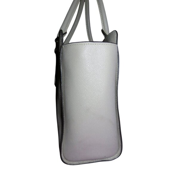 Coach 2018 Leah Gray Leather Satchel Tote Adorned With Stardust Crystal Rivets - Picture 4 of 15